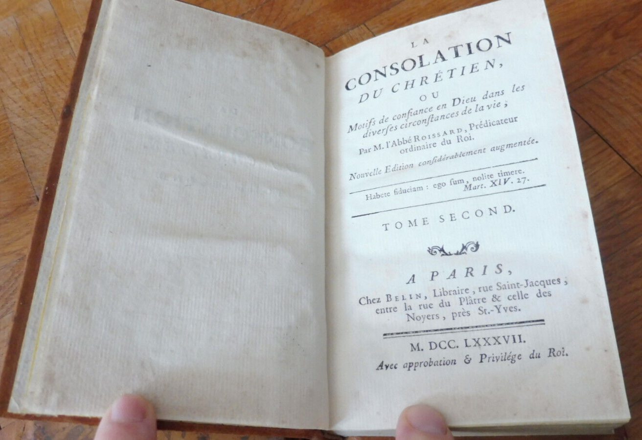 La Consolation du chrétien (Roissard) 1787 2/2