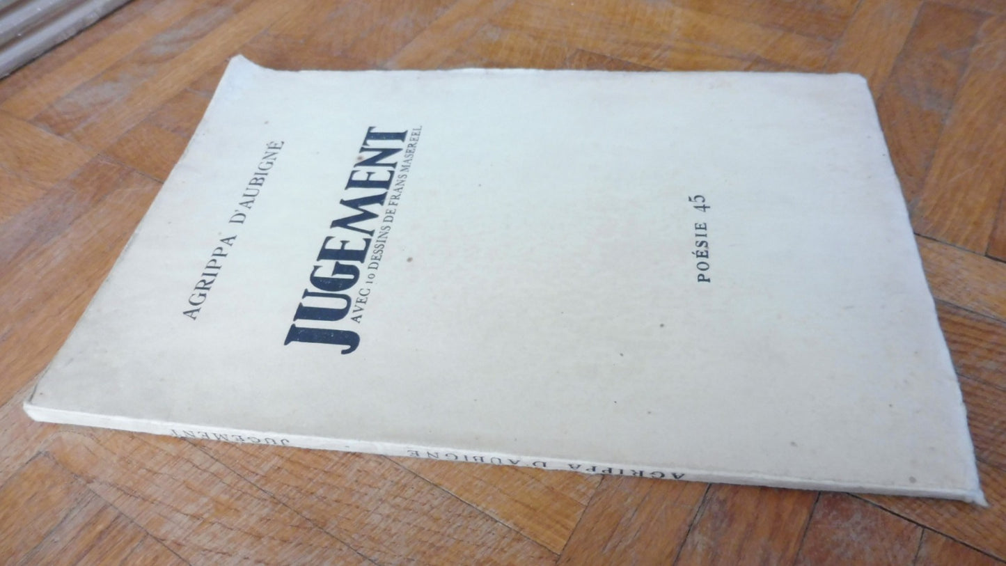 Jugement (Agrippa d'Aubigné) 1945 illus. Masereel