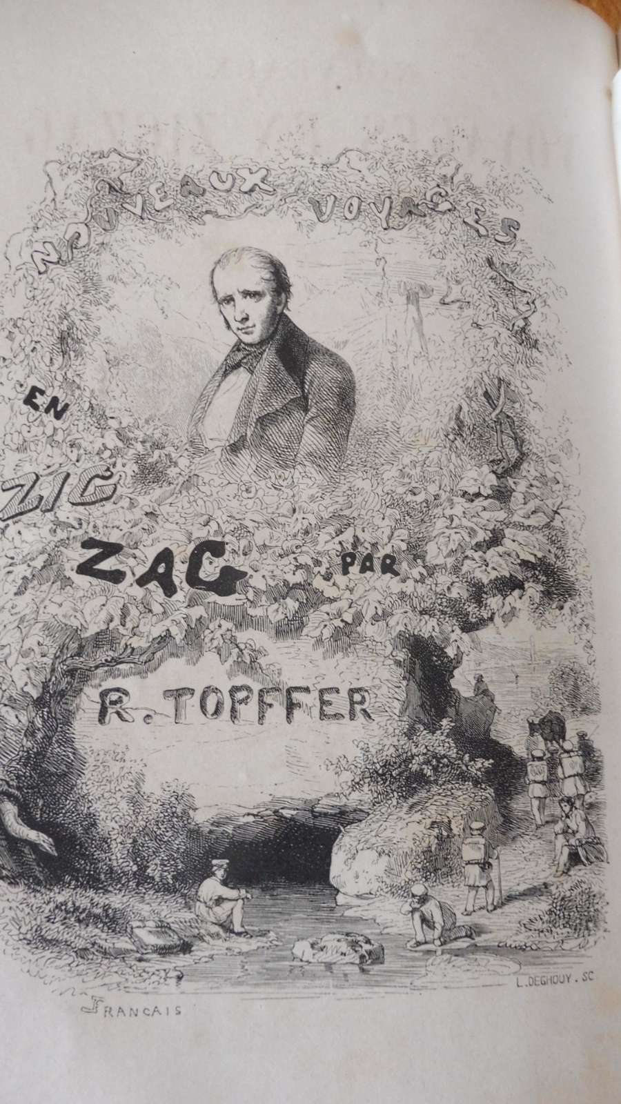 Nouveaux voyages en zigzag (Töpffer) 1864 illus. Calame, Girardet...