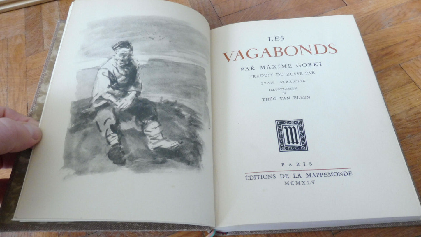 Les Vagabonds (Maxime Gorki) 1946 illus. Van Elsen