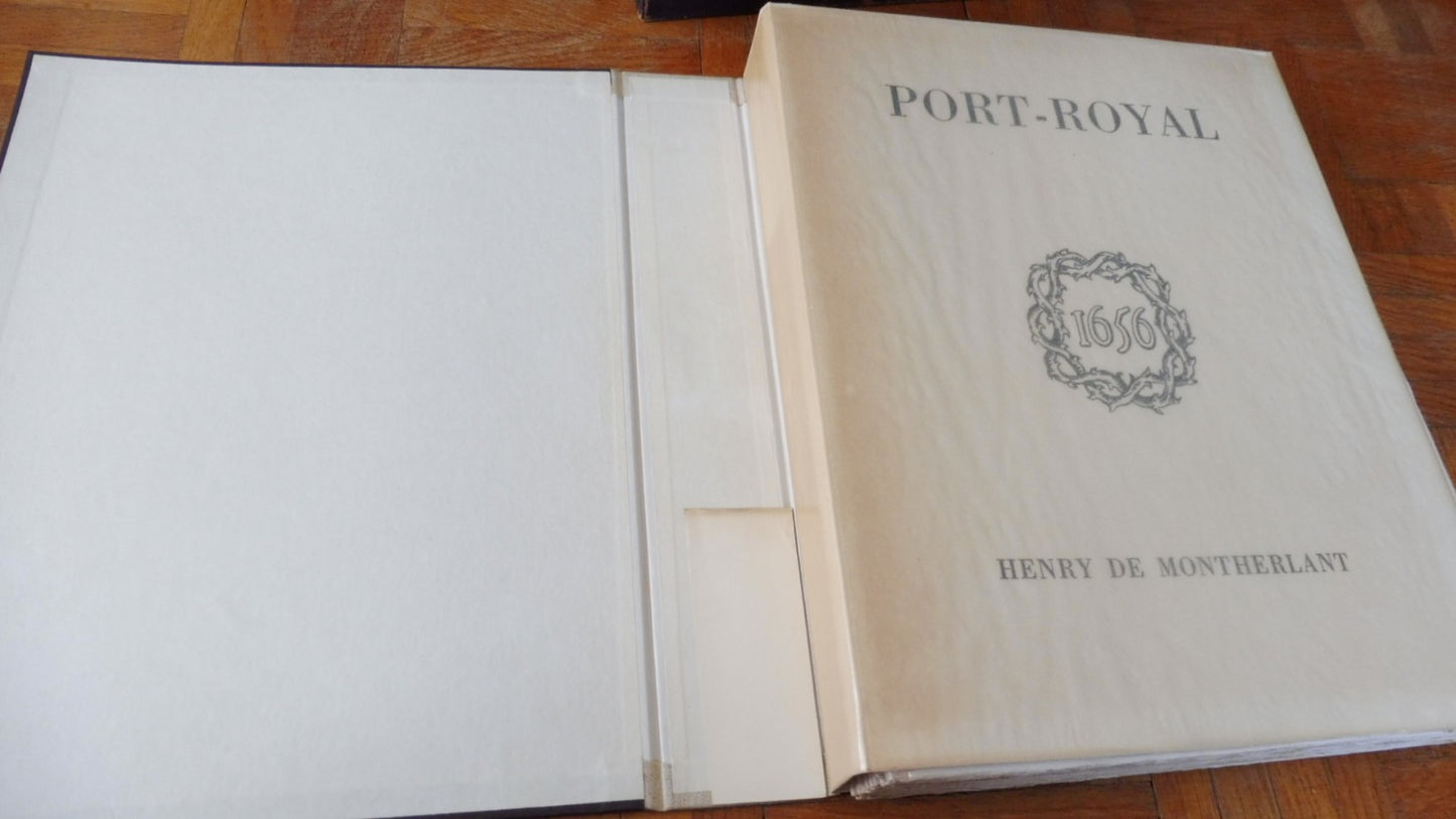 Port-Royal (Henry De Montherlant) 1954 illus. René Aubert EO