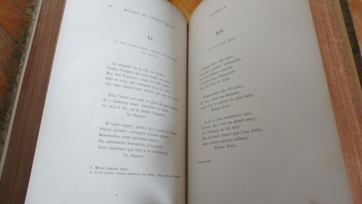 Oeuvres de Clément Marot 1867