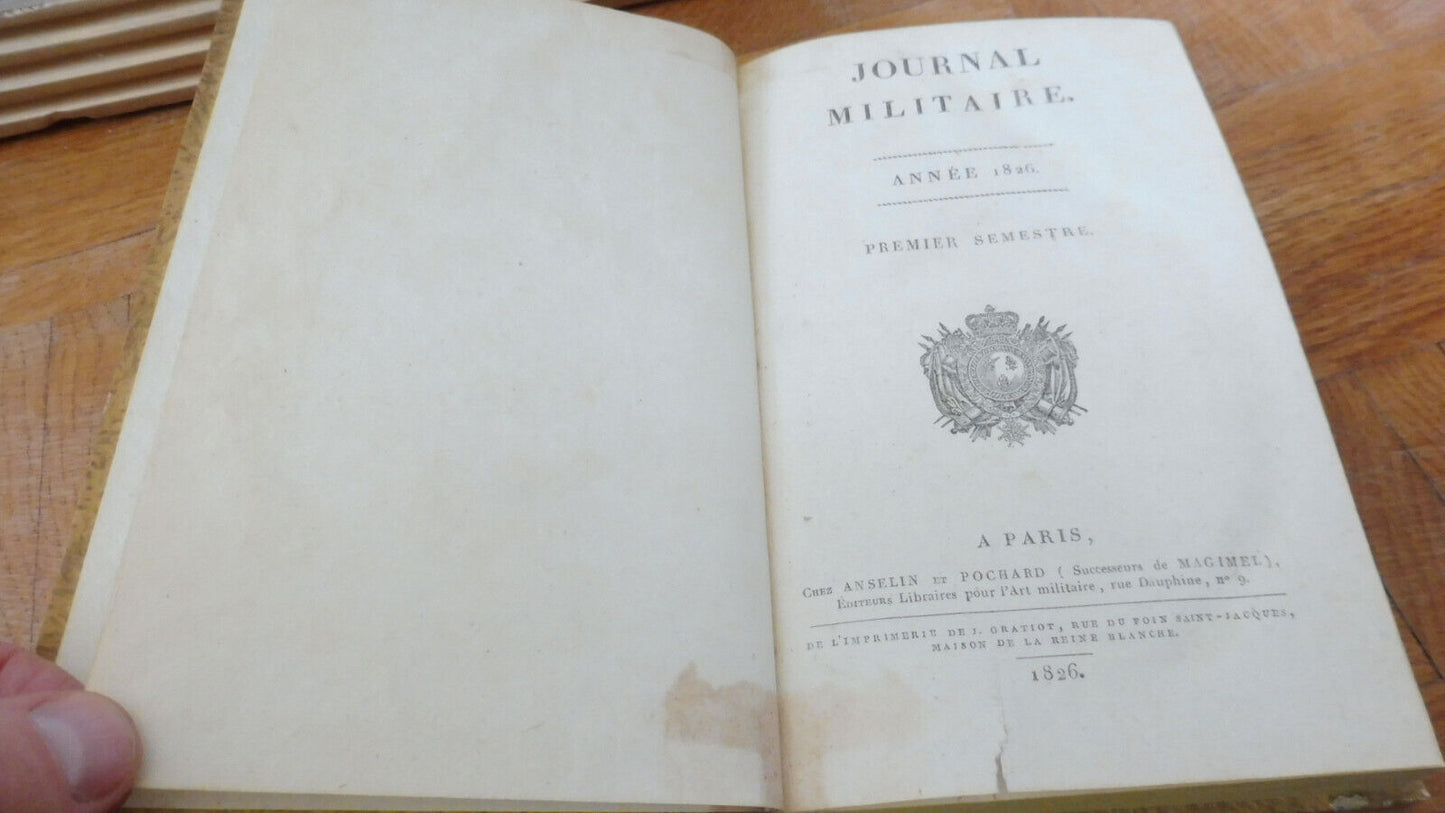 Journal militaire. 2ème semestre 1819