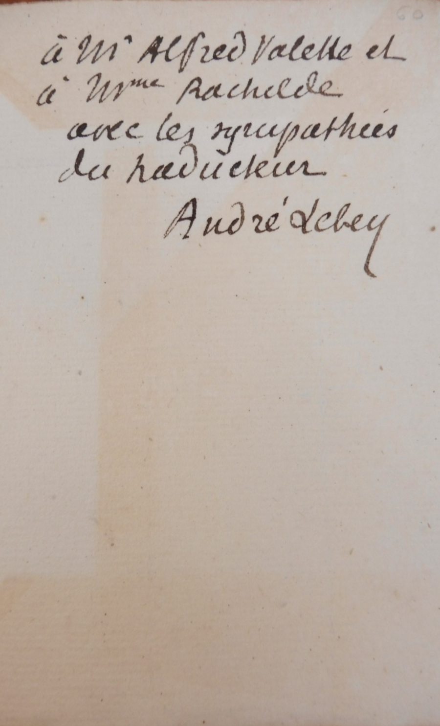 Les Poésies de Sappho (André Lebey) 1895 EO ENVOI