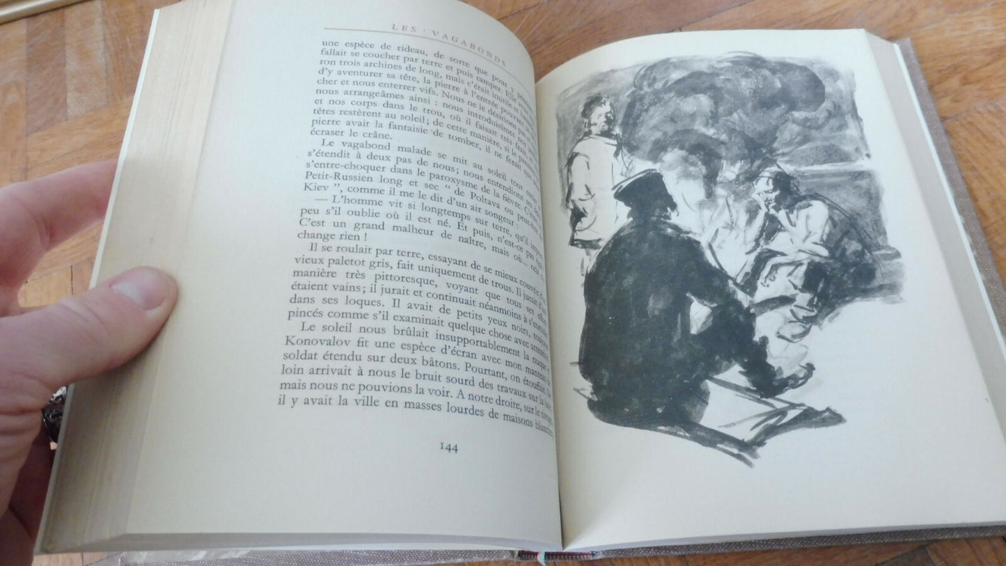 Les Vagabonds (Maxime Gorki) 1946 illus. Van Elsen