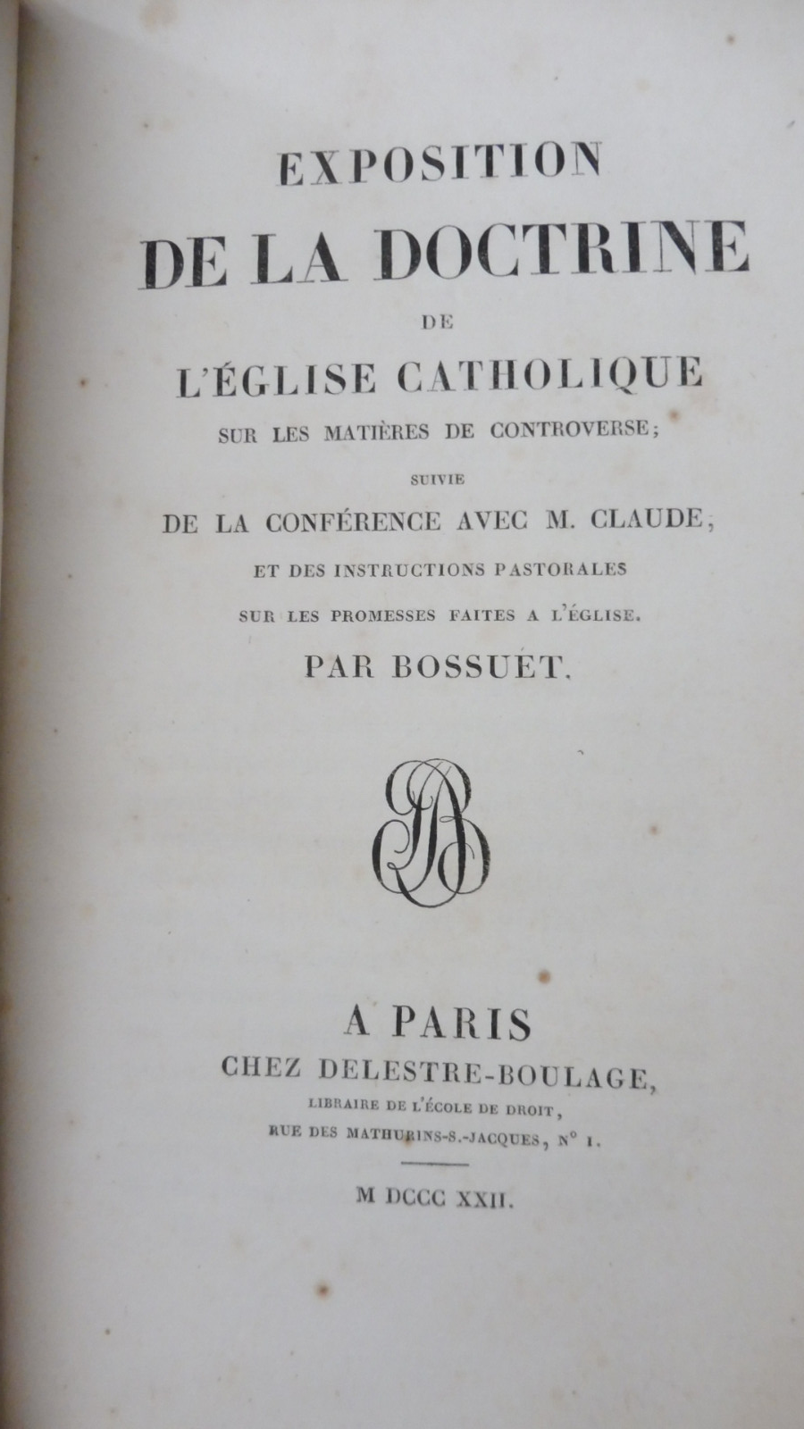 Oeuvres de Bossuet 1822-39 12 vol.
