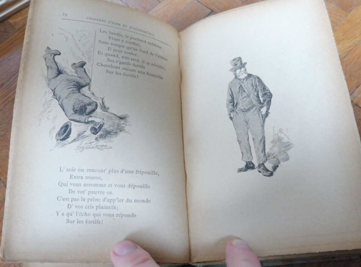 Chansons d'hier et d'aujourd'hui (Victor Meusy) 1891 illus. Rapp