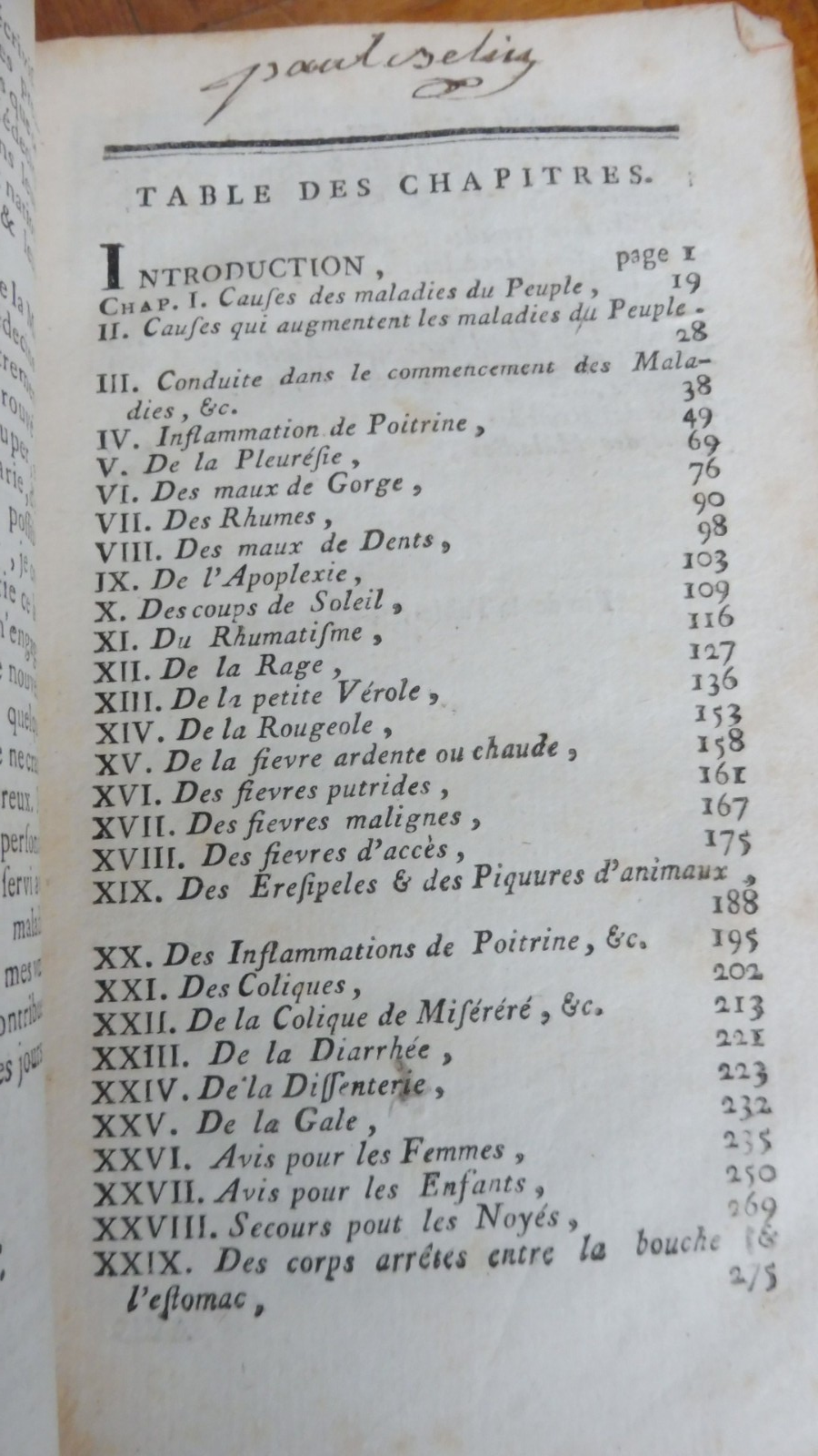 Avis au peuple sur sa santé (Tissot) 1782 2 tomes en 1 vol.