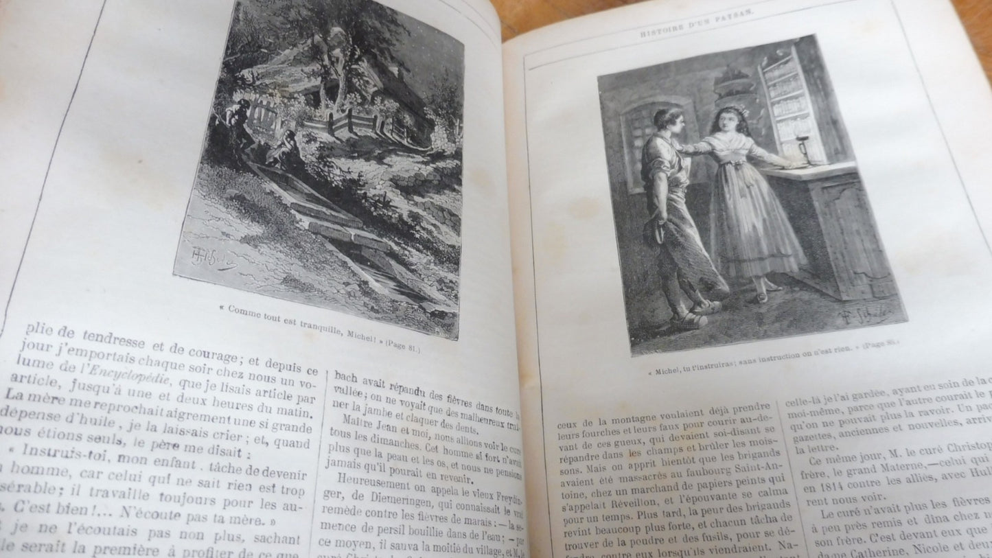Histoire d'un paysan 1789 (Erckmann-Chatrian) s.d. illus. Schuler
