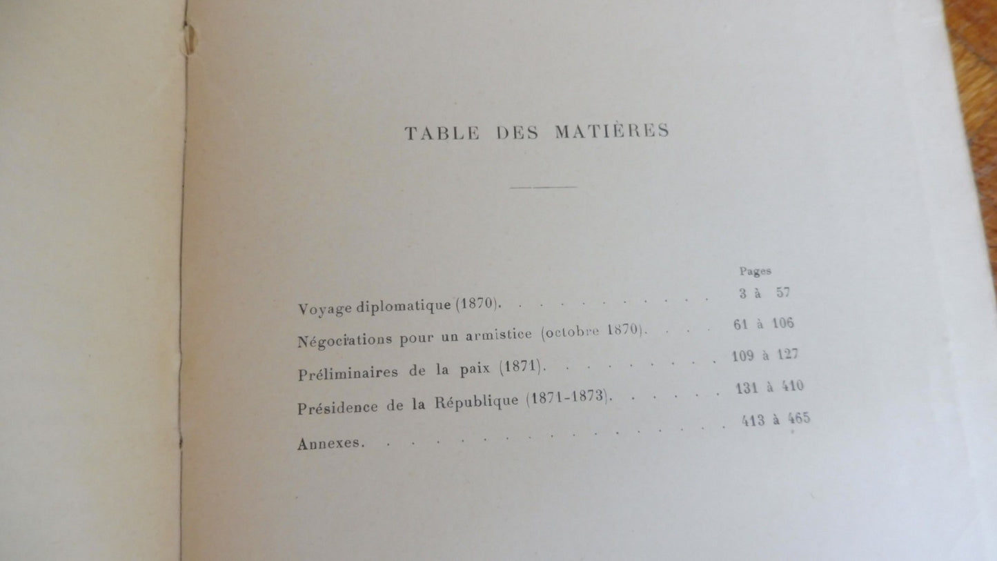 Notes et souvenirs de M. Thiers 1870-1873 (1904)