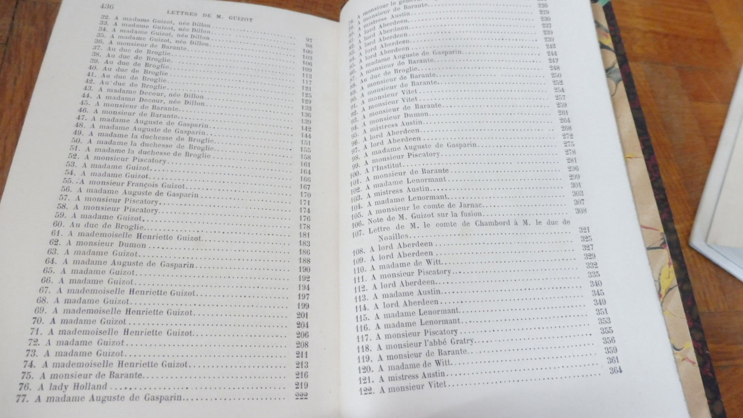 Lettres de M. Guizot 1884