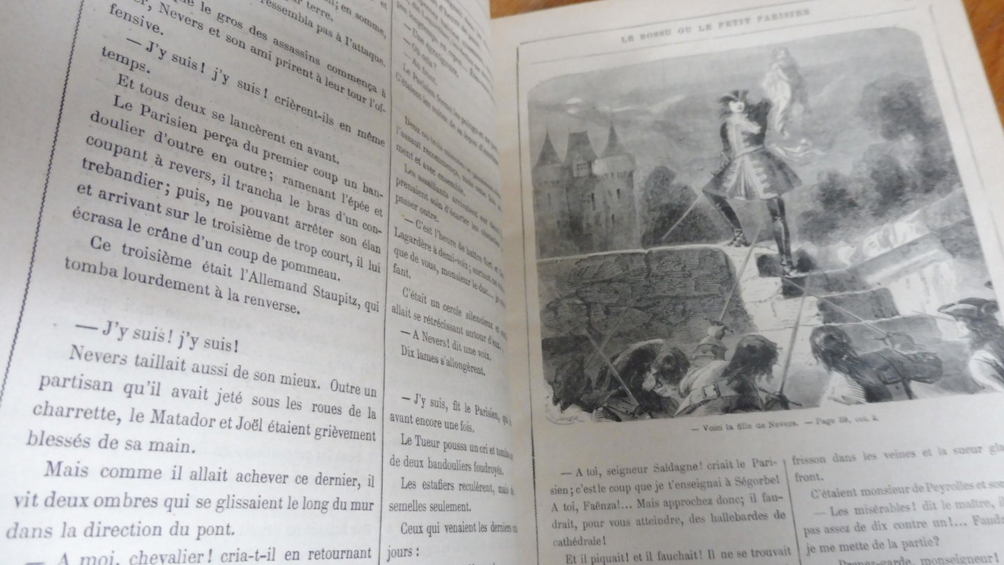 Le Bossu (Paul Féval) s.d. illustré
