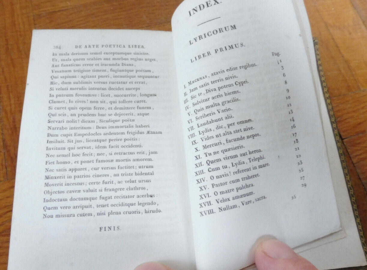 Horatii Flacci Opera 1821