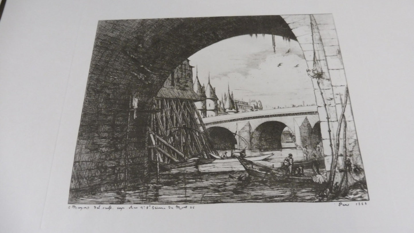 Eaux-fortes sur Paris (C. Meyron) 1969 IN FOLIO