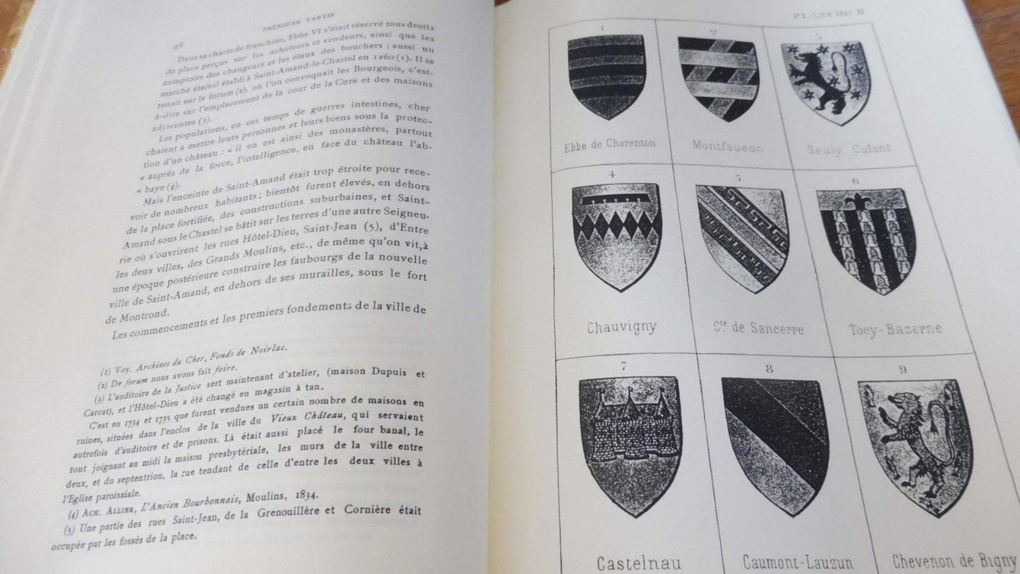 Histoire de St-Amand et du château de Montrond (V. Mallard) 1900 [REPRODUCTION]