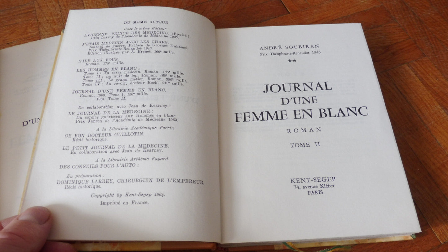 Journal d'une femme en blanc (André Soubiran) 1963 2/2