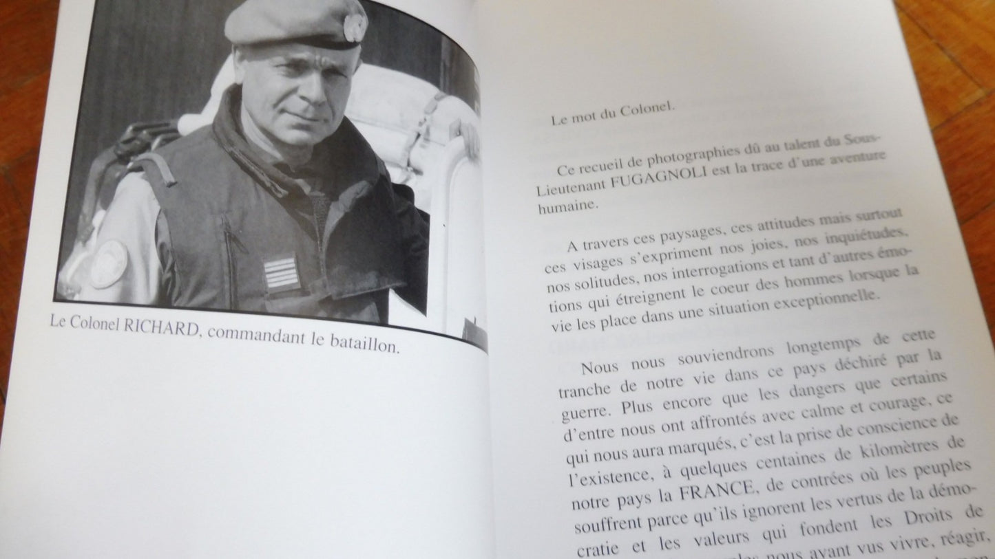 French batt.1 (Fugagnoli) 1993 PHOTOS MILITARIA ex-Yougoslavie