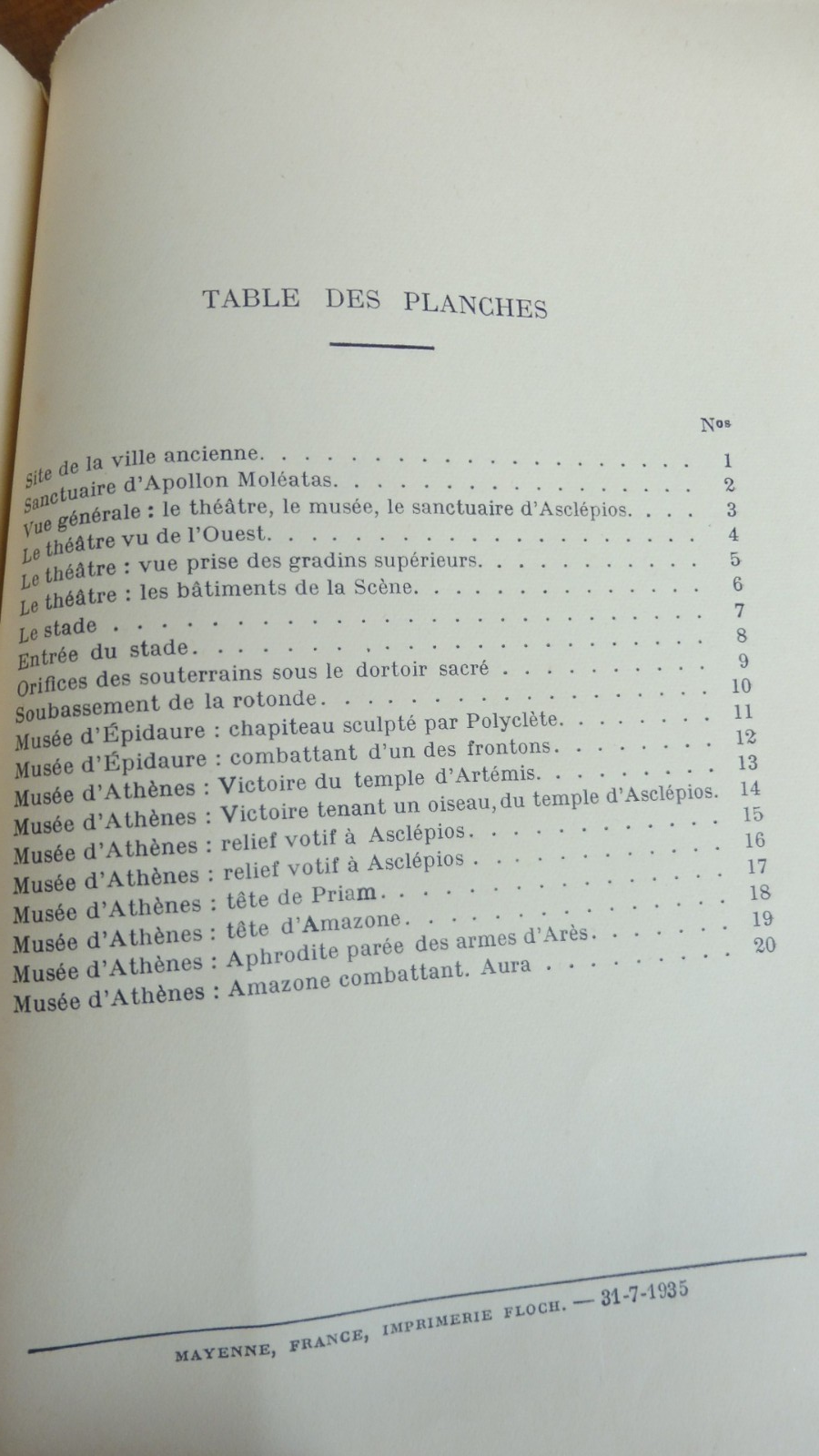 Epidaure (Fernand Robert) 1935