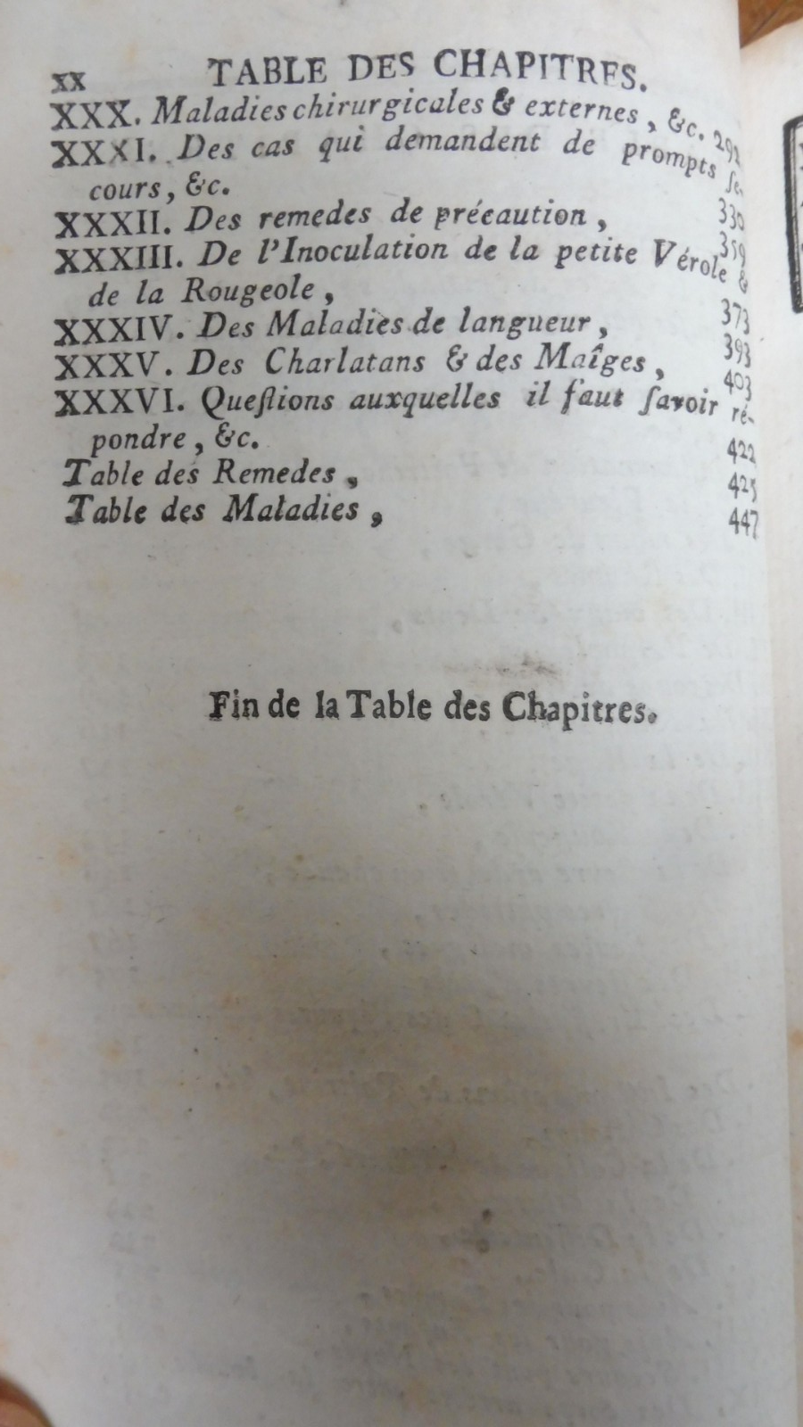 Avis au peuple sur sa santé (Tissot) 1782 2 tomes en 1 vol.