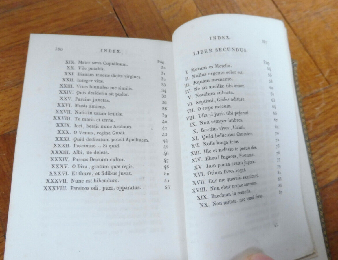 Horatii Flacci Opera 1821