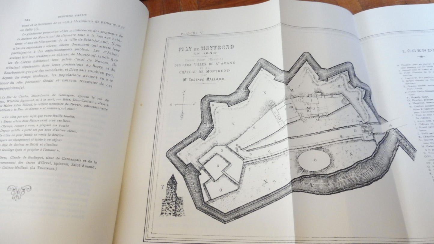 Histoire de St-Amand et du château de Montrond (V. Mallard) 1900 [REPRODUCTION]