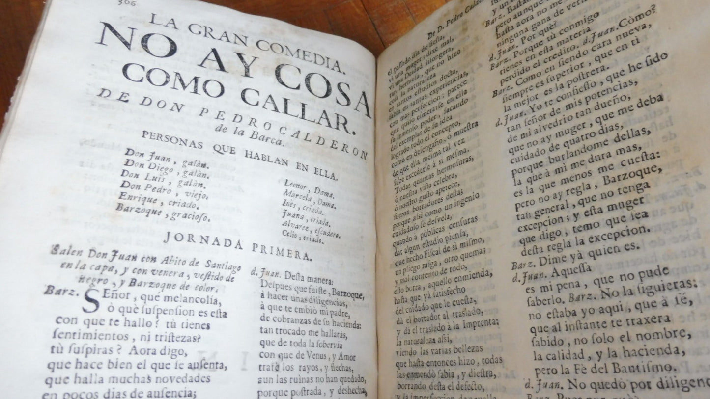 Comedias del celebre poeta don P. Calderon de la Barca 1760 11 vol. en 10 t.