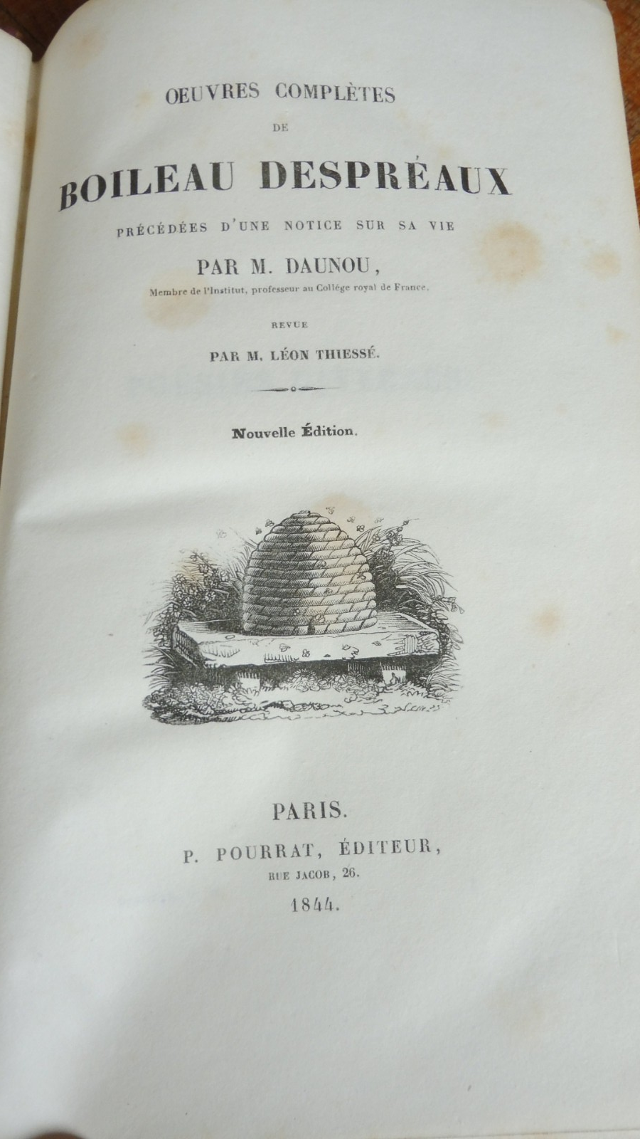 Oeuvres de Boileau Despréaux 1844 2/2