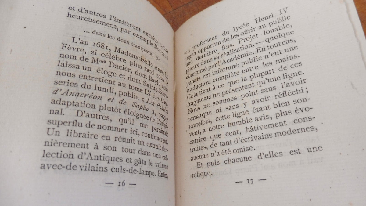 Les Poésies de Sappho (André Lebey) 1895 EO ENVOI
