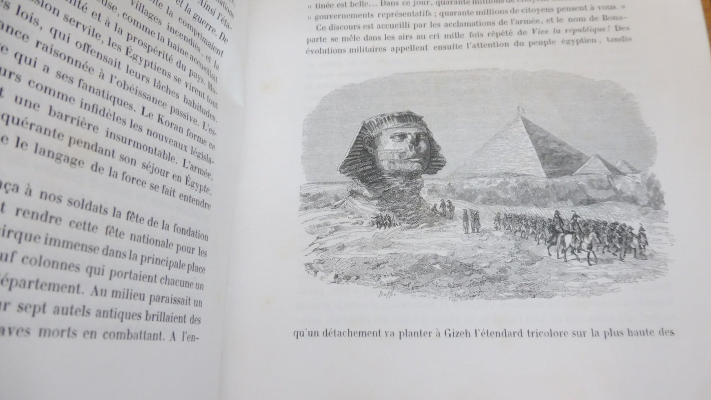 Histoire de Napoléon (Norvins) 1839 illus. Raffet RELIURE SIGNEE