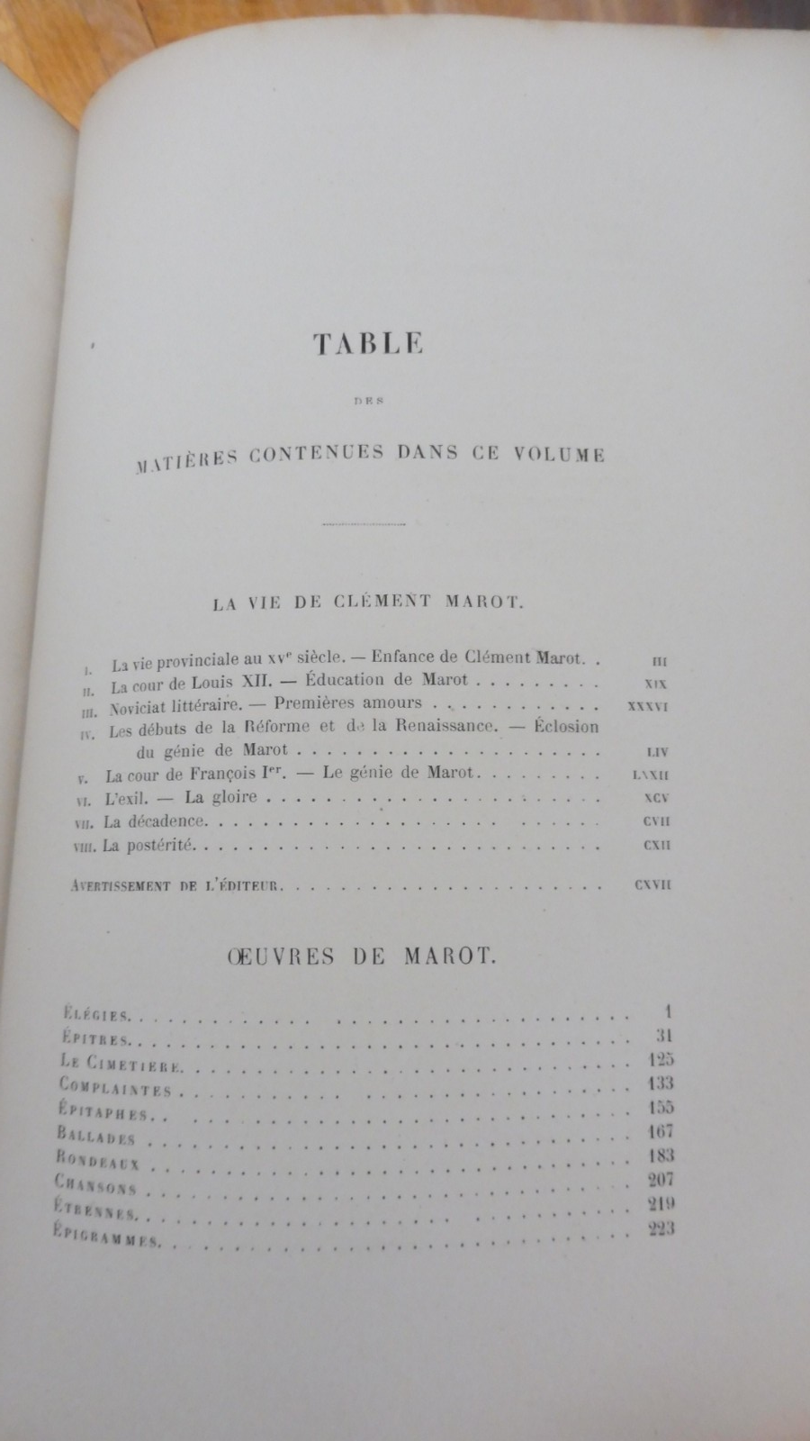 Oeuvres de Clément Marot 1867