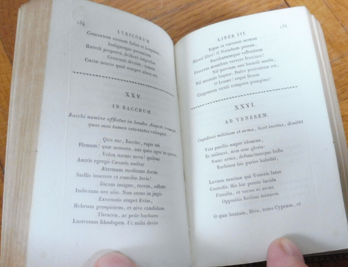 Horatii Flacci Opera 1821