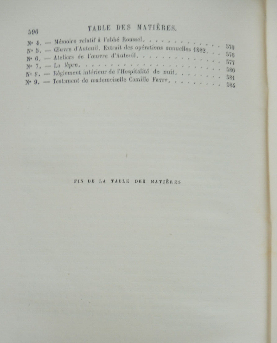 La Charité privée à Paris (Maxime Du Camp) 1885