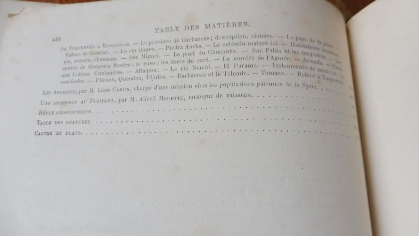 Le Tour du monde. Année 1879 (E. Charton) 1879 MAROC, Nelle. GUINEE, HAITI...