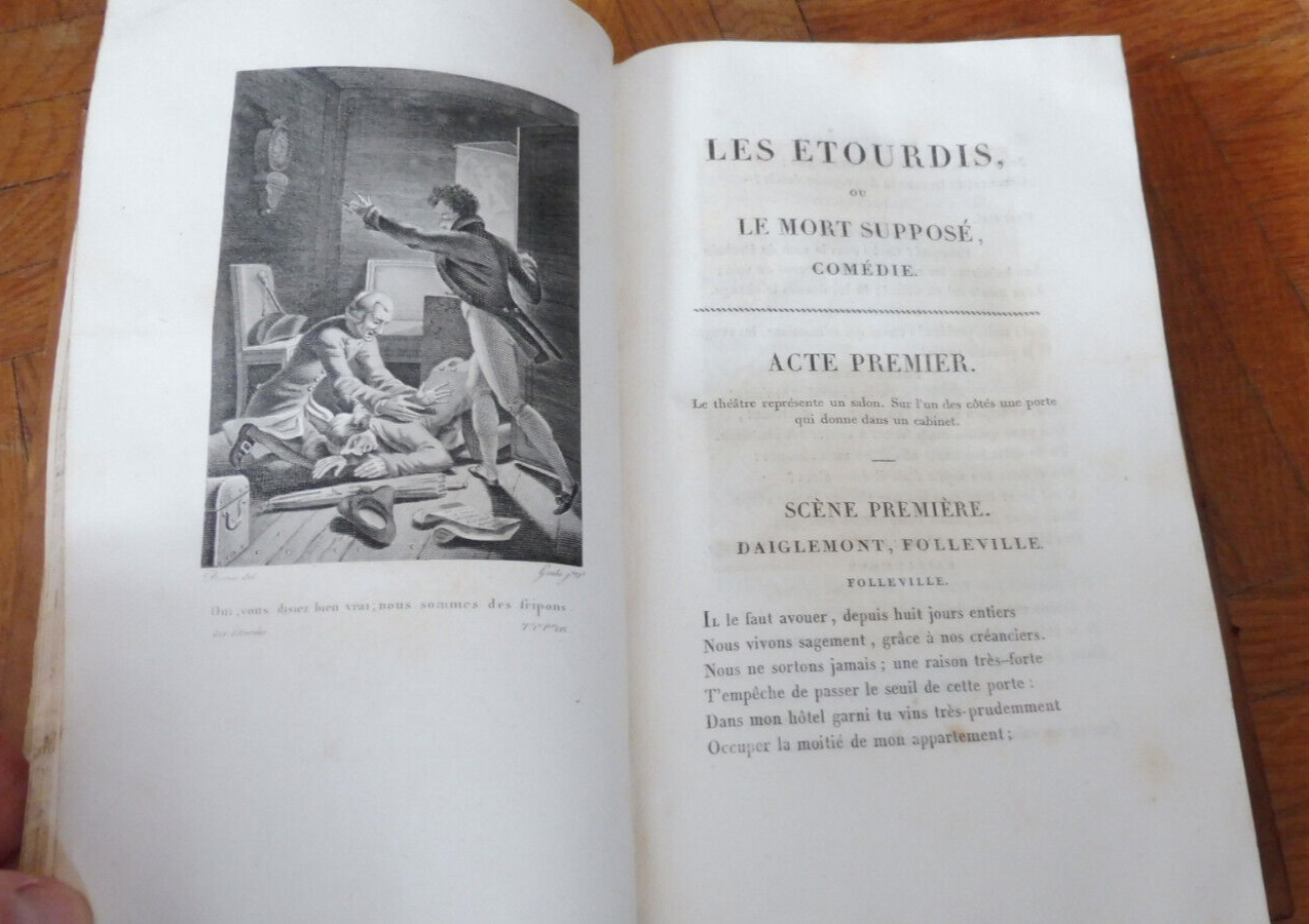 Oeuvres de Andrieux (François-Guillaume-Jean-Stanislas Andrieux) 1818-1823 4/4