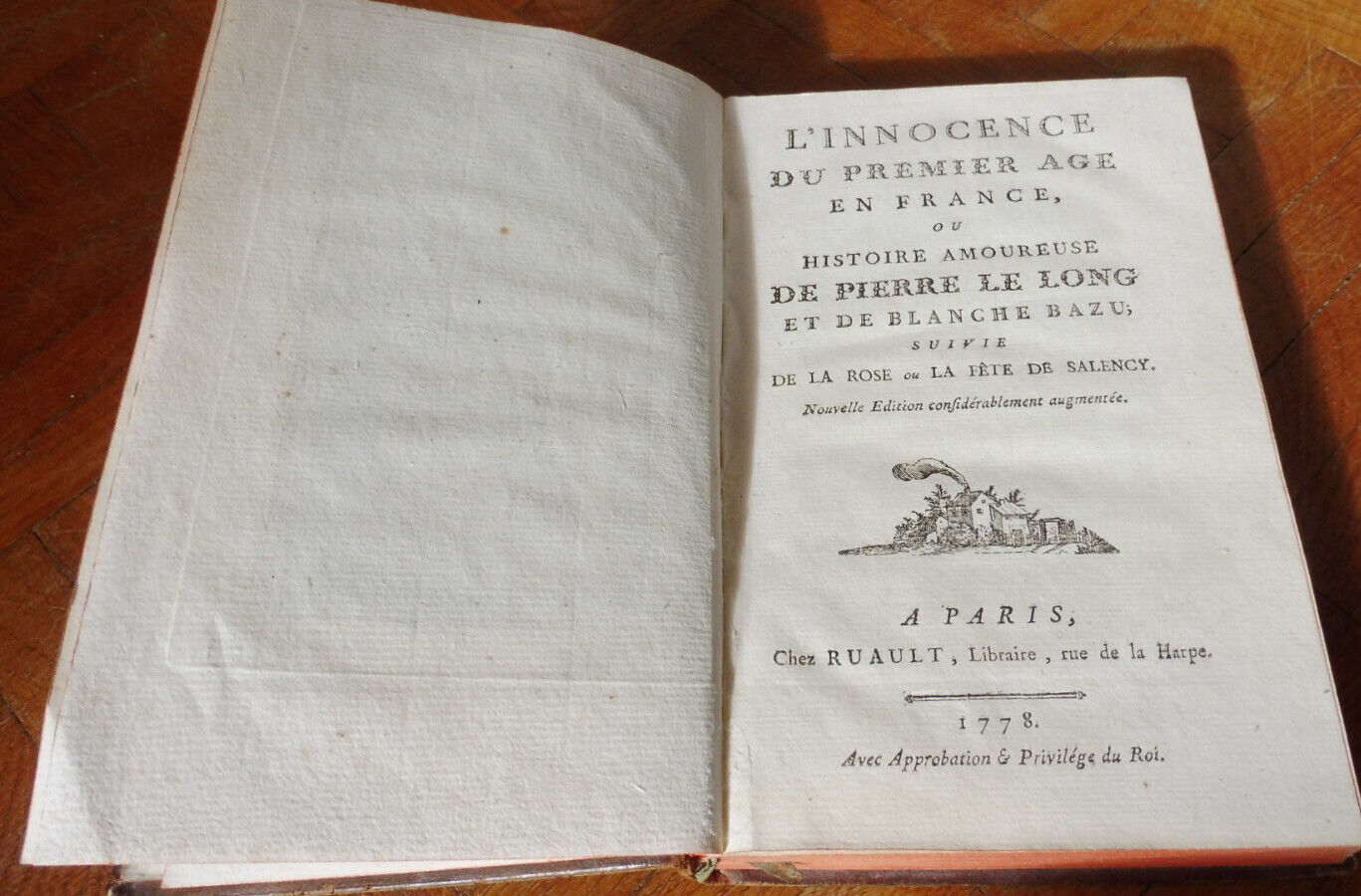 L'Innocence du premier âge en France (Pierre Le Long) 1778