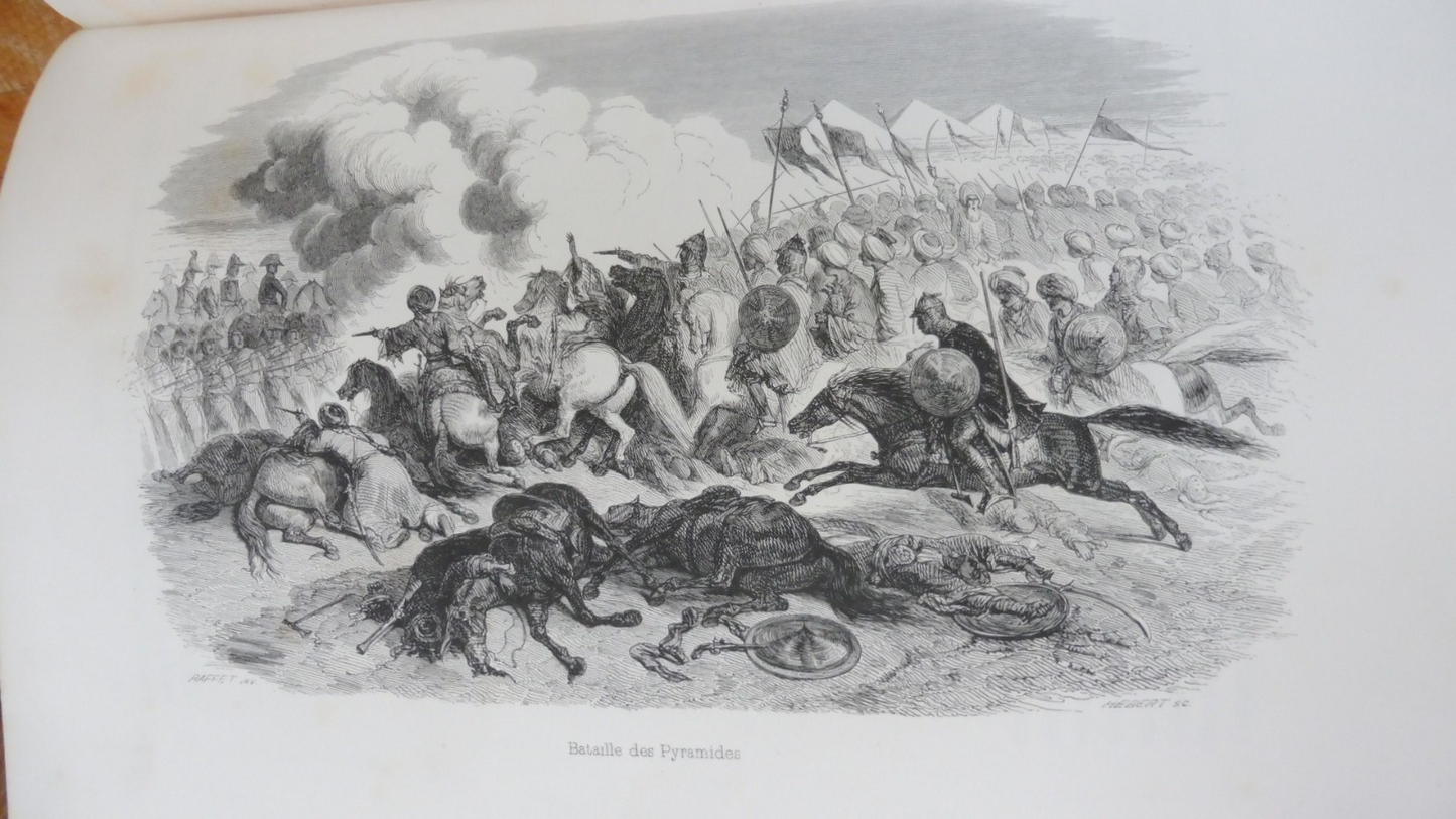 Histoire de Napoléon (Norvins) 1839 illus. Raffet RELIURE SIGNEE