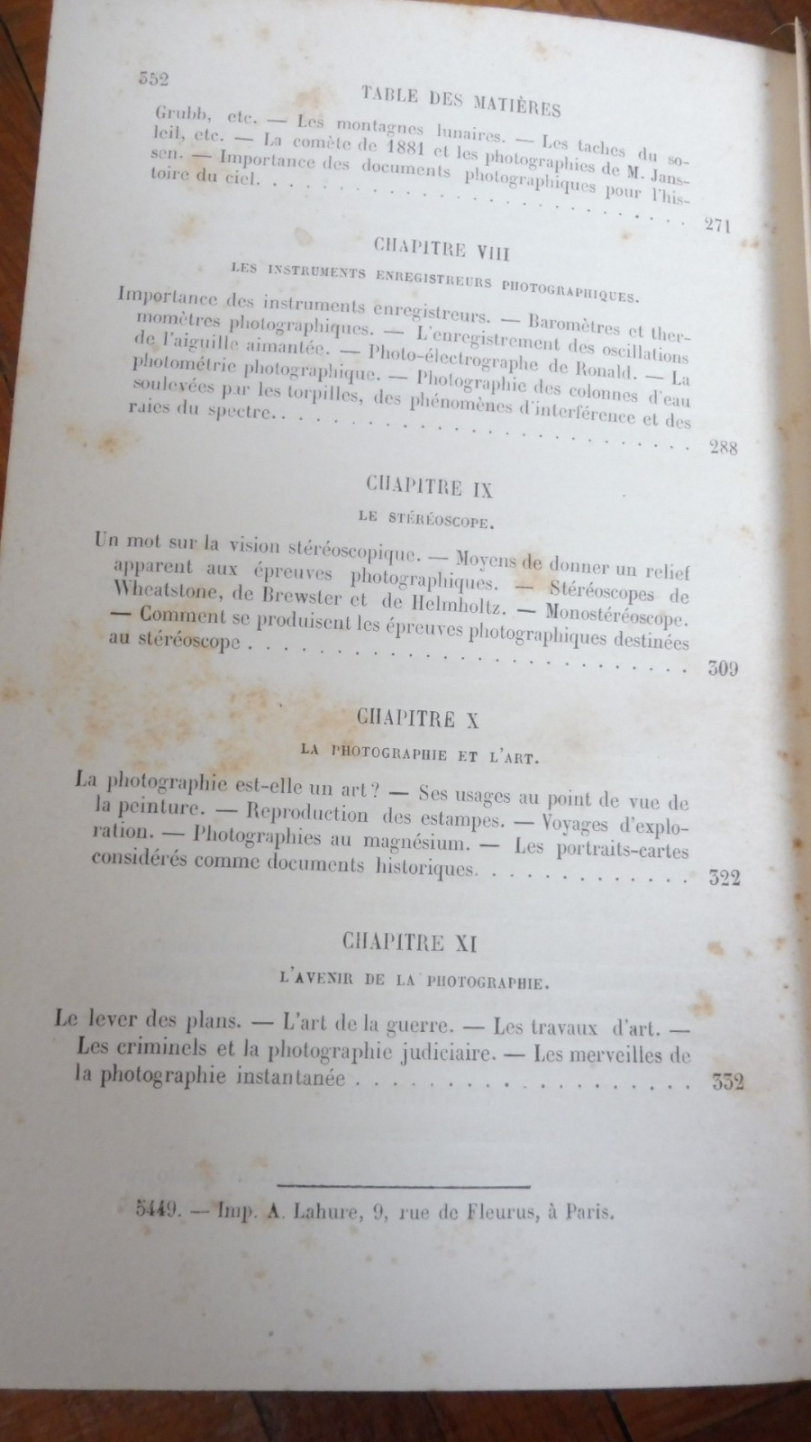 La Photographie (Gaston Tissandier) 1882