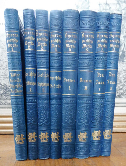 Byron Poetische Werke s.d. 8 vol.