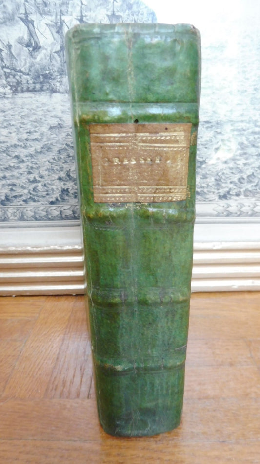 Oeuvres de Monsieur Gresset 1755 2 tomes. en 1 vol.
