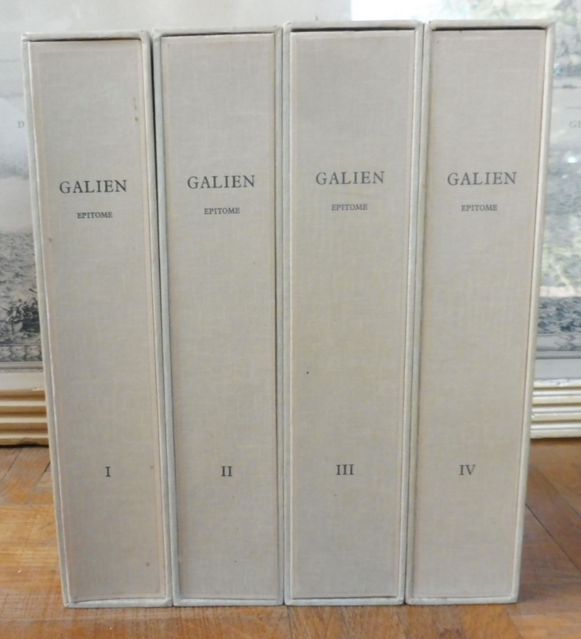 Epitome en quatre parties (Galien) 1962 4/4 illus. Chièze