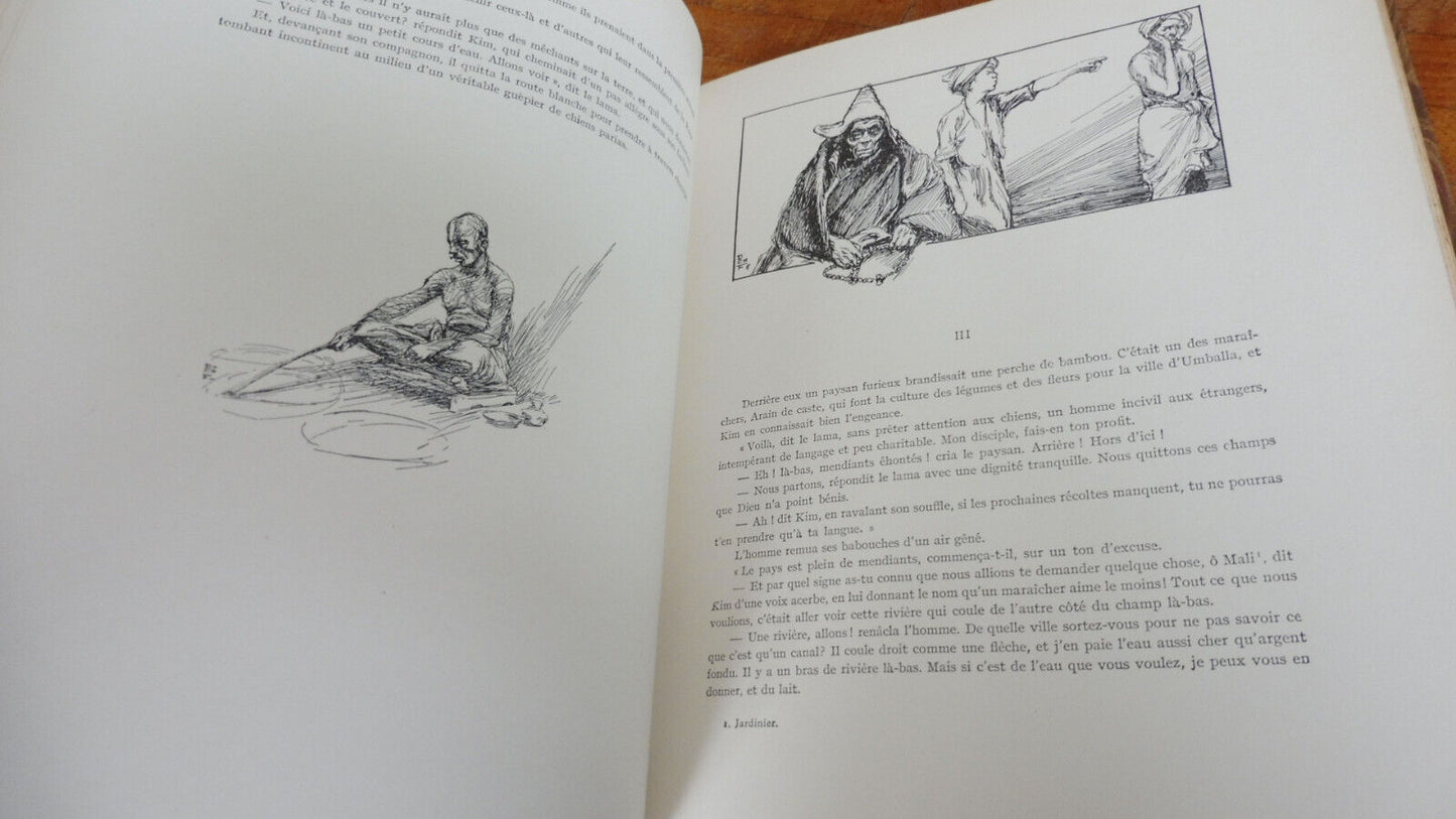 Kim (Rudyard Kipling) 1933 illus. Fouqueray