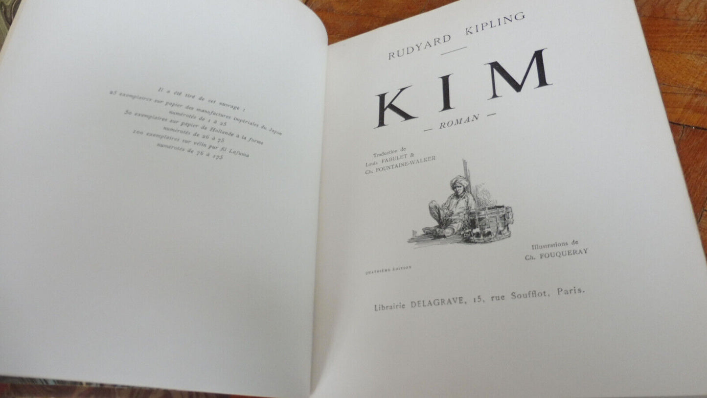 Kim (Rudyard Kipling) 1933 illus. Fouqueray