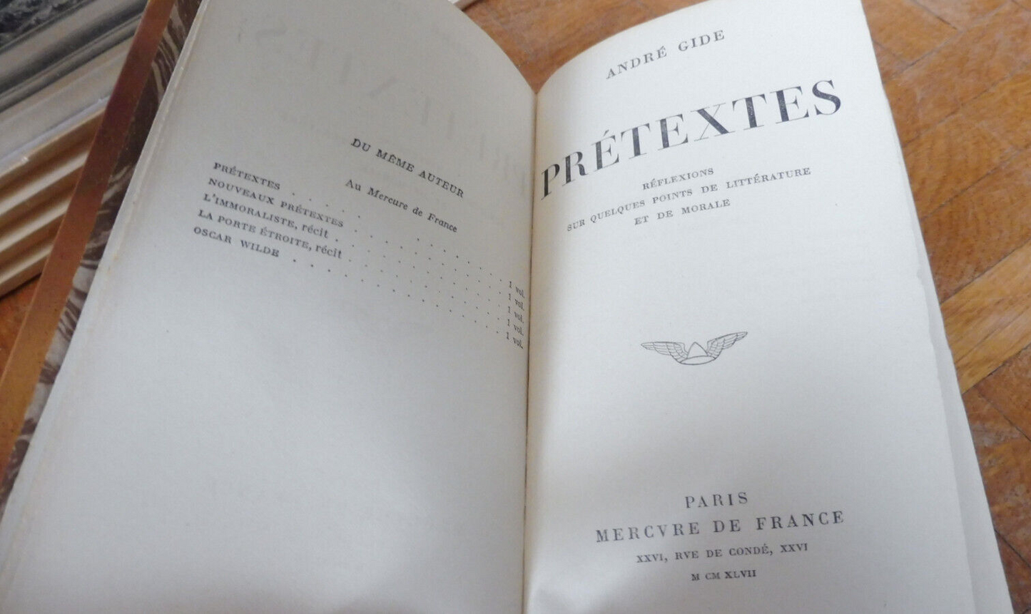 Prétextes (André Gide) 1947