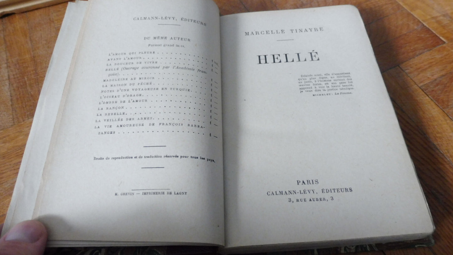 Hellé (Marcelle Tinayre) s.d.