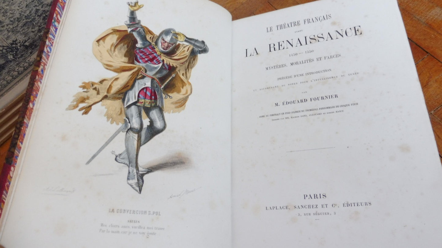 Le Théâtre avant la Renaissance (Edouard Fournier) s.d.