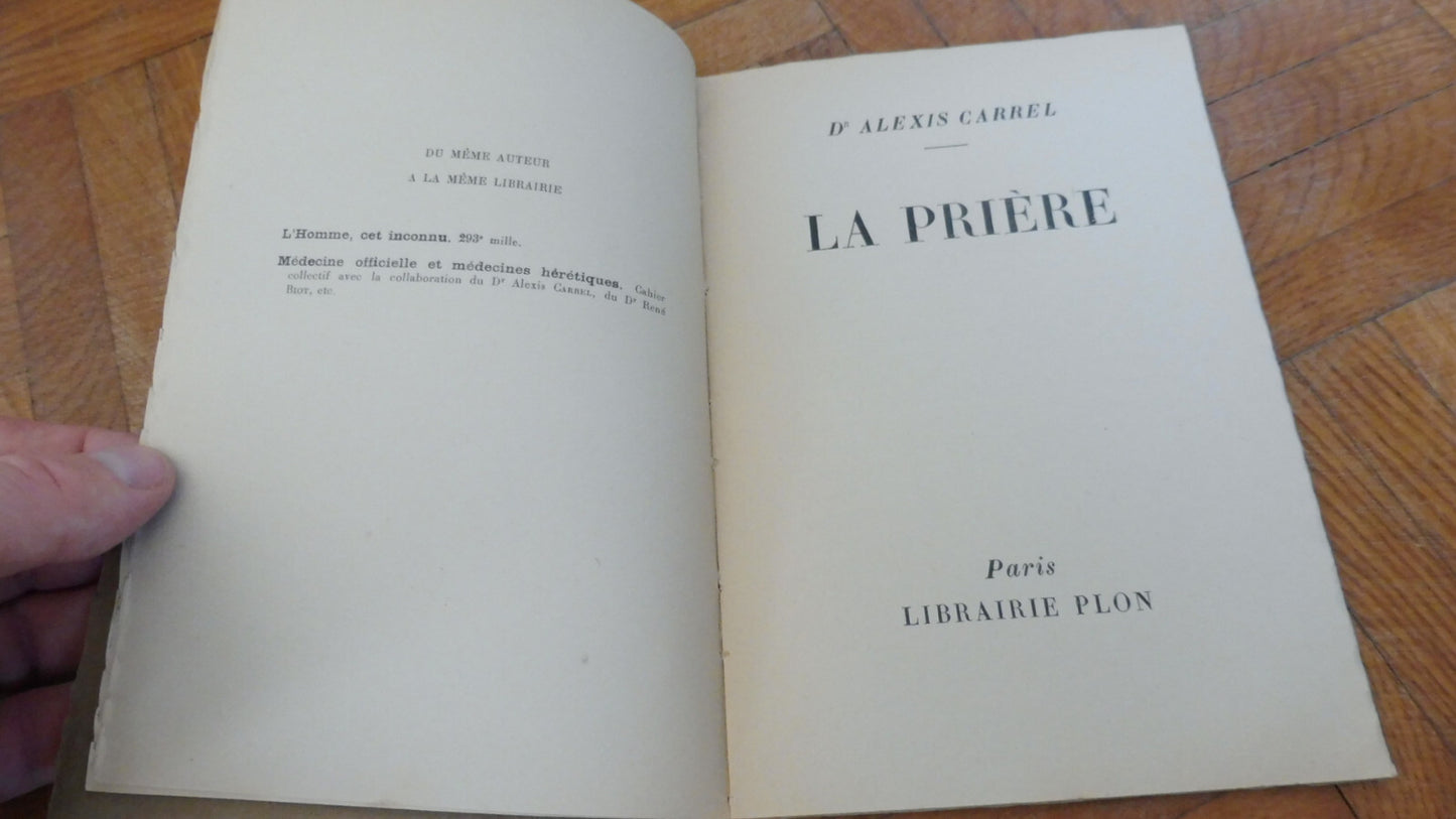 La Prière (Alexis Carrel) 1945