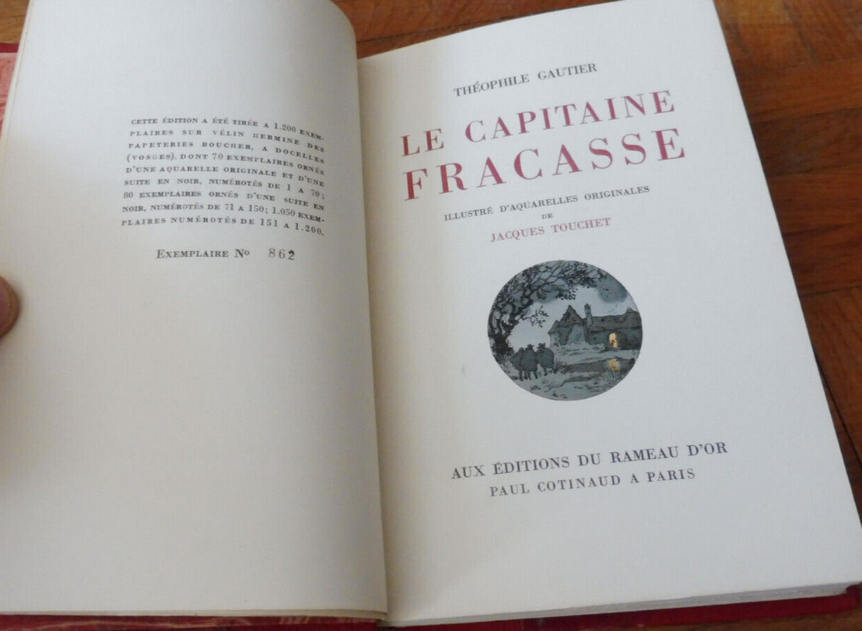 Le Capitaine Fracasse (Théophile Gautier) s.d. 3/3 illus. Touchet