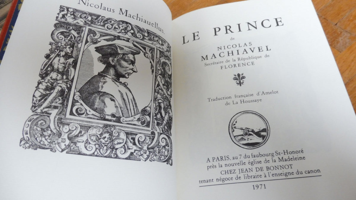 Le Prince (Machiavel) 1971 JEAN DE BONNOT