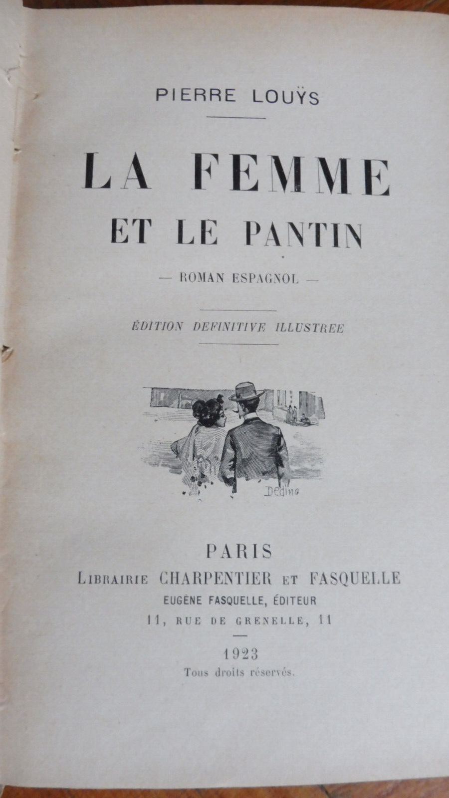 La Femme et le pantin (Pierre Louÿs) 1923