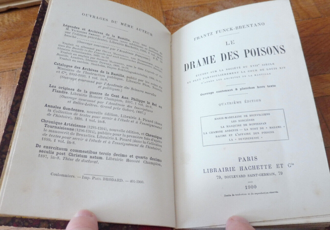 Le Drame des poisons (Funck-Bretano) 1900